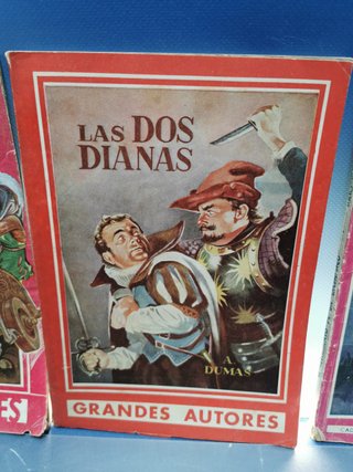 3 novelas, revistas Pulp, BEN HUR, LAS DOS DIANAS, EL TESTAMENTO DE UN EXCENTRICO