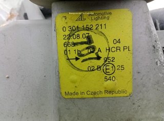 Faro mercedes benz 301152211 clase a w168 22660299
