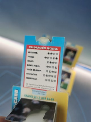 cromos, 4 unidades, MAGIC-CARD DE MATUTANO - CRACKS DE LA LIGA 94-95