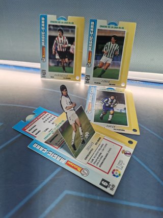 cromos, 4 unidades, MAGIC-CARD DE MATUTANO - CRACKS DE LA LIGA 94-95
