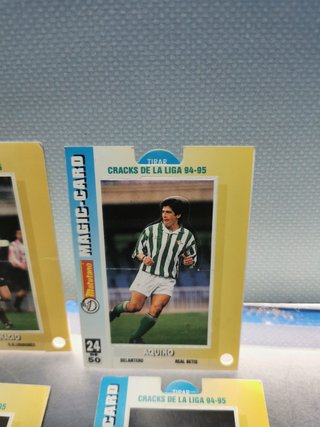 cromos, 4 unidades, MAGIC-CARD DE MATUTANO - CRACKS DE LA LIGA 94-95