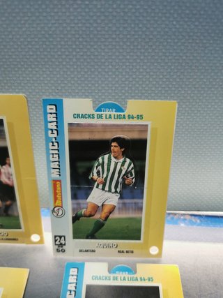 cromos, 4 unidades, MAGIC-CARD DE MATUTANO - CRACKS DE LA LIGA 94-95