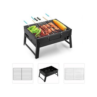 Uten Parrilla plegable carbón para acampar