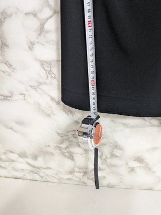 Vestido negro Zara con pedrería - Talla M