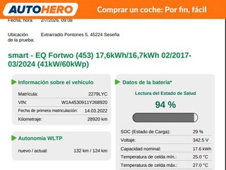 Smart Forfour electric drive 60 kW passion