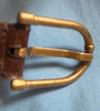 Cintura Max Mara Pelle Marrone Tg 42