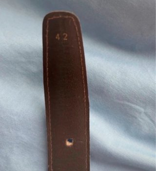 Cintura Max Mara Pelle Marrone Tg 42