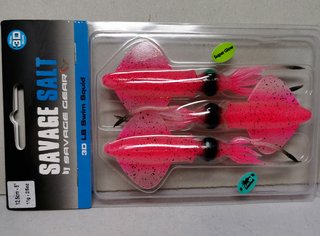 Lote 9 señuelos Savage Gear 3D LB Swim Squid