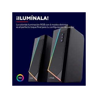 Trust Gaming GXT 609 Zoxa altavoces potentes RGB
