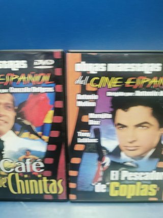 3 dvds, cine español, el cristo de los faroles, el pescador de copas, cafe de chinitas