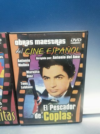 3 dvds, cine español, el cristo de los faroles, el pescador de copas, cafe de chinitas