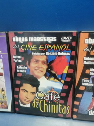 3 dvds, cine español, el cristo de los faroles, el pescador de copas, cafe de chinitas