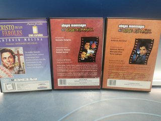 3 dvds, cine español, el cristo de los faroles, el pescador de copas, cafe de chinitas