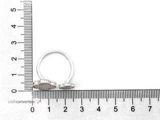 sortija plata 925mm con piedra con cuarzo