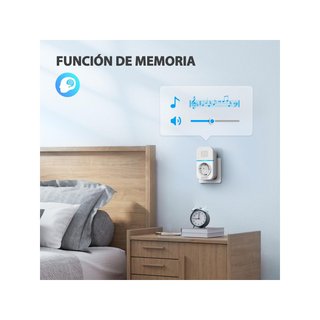 TECKNET Timbre inalámbrico enchufable impermeable