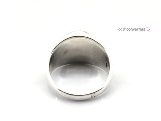 sello plata 925mm con piedra con cuarzo