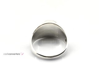 sello plata 925mm con piedra con cuarzo