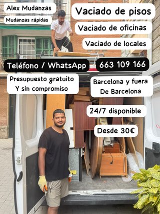 MUDANZAS  BARCELONA 24 HORAS