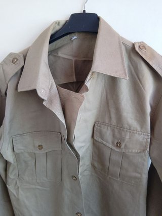 Camicia Kaki Vintage Militare Classic italy m
