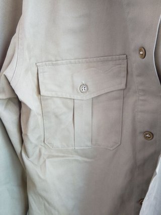 Camicia Kaki Vintage Militare Classic italy m