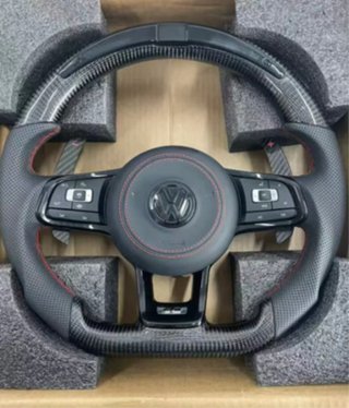 Volante Golf 7 R GTI Carbono Rojo