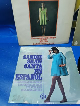 Lote 3 discos, eps, singles, vinilos, 7", SANDIE SHAW