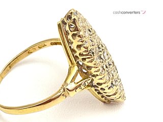 anillo oro 18k con diamante