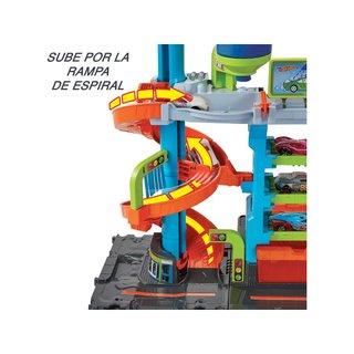 Hot Wheels mega torre lavado coches color