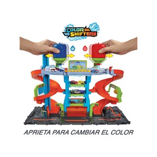 Hot Wheels mega torre lavado coches color