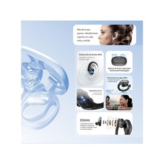 Auriculares deportivos bluetooth batería larga