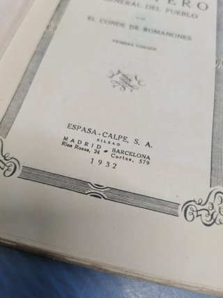 Libro Espartero. El General del Pueblo - Conde de Romanones