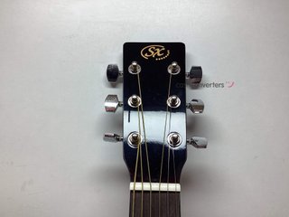 guitarra acustica sx om160ce/bk