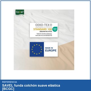 SAVEL funda colchón suave elástica [BCGC]