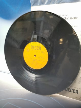 Disco, LP, vinilo - MENDELSSOHN - SINFONIA Nº 3 , SPAIN, DECCA, SINFONICA DE LONDRES, DR. GEORG SOLTI