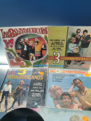 10 discos eps, 7”, LOS 3 SUDAMERICANOS buen estado, descatalogados