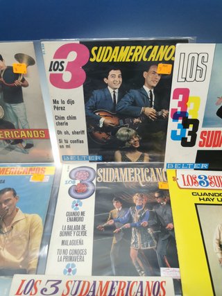 10 discos eps, 7”, LOS 3 SUDAMERICANOS buen estado, descatalogados