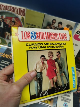 10 discos eps, 7”, LOS 3 SUDAMERICANOS buen estado, descatalogados