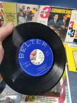 10 discos eps, 7”, LOS 3 SUDAMERICANOS buen estado, descatalogados