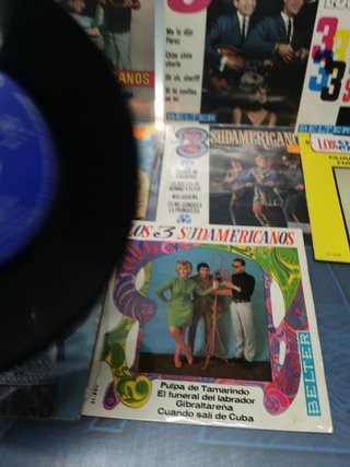 10 discos eps, 7”, LOS 3 SUDAMERICANOS buen estado, descatalogados