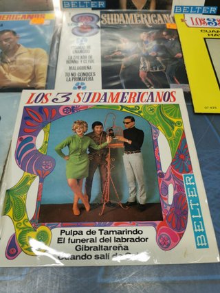 10 discos eps, 7”, LOS 3 SUDAMERICANOS buen estado, descatalogados