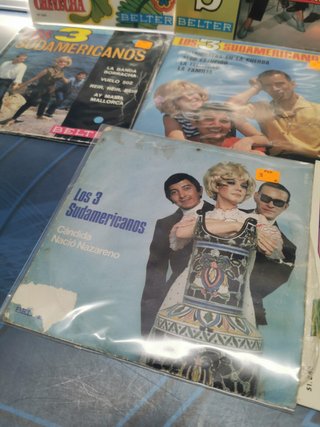 10 discos eps, 7”, LOS 3 SUDAMERICANOS buen estado, descatalogados