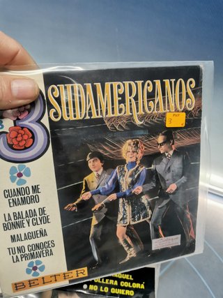 10 discos eps, 7”, LOS 3 SUDAMERICANOS buen estado, descatalogados
