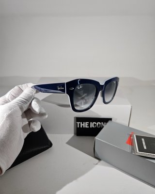 Occhiali Ray Ban State Street Blu/Bianco