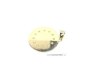colgante oro 18k con piedra con circonita