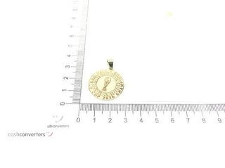colgante oro 18k con piedra con circonita