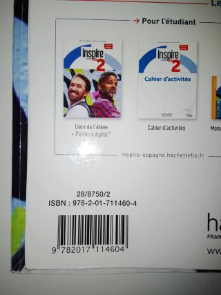 Inspire 2 méthode de français. A2. Cahier d'act...
