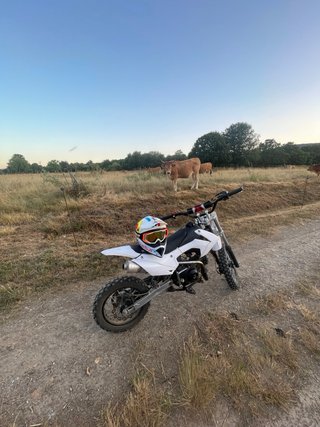 Pit Bike Motocross Blanca