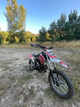 Pit Bike Motocross Blanca