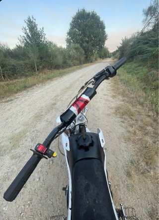 Pit Bike Motocross Blanca