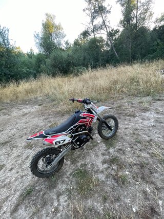 Pit Bike Motocross Blanca